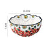 Elegant Bohemian Ceramic Serving Bowl with Handles - Multifunctional Bakeware for Oven, Microwave, and Soup