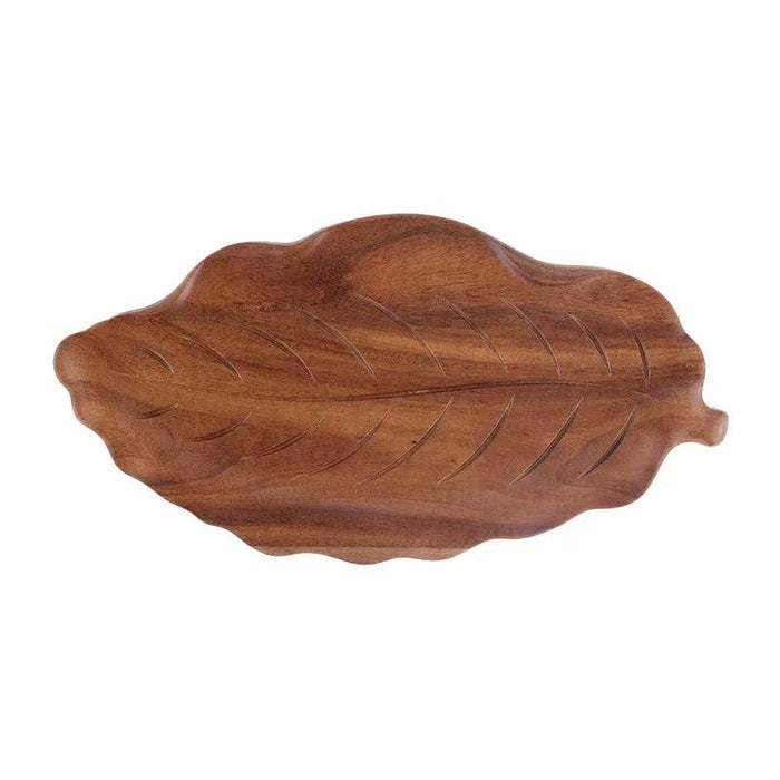 Stylish Acacia Wood Serving Tray for Tea and Culinary Delights