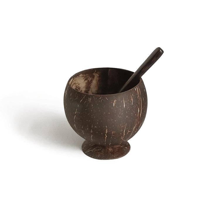 Eco-Chic Coconut Shell Kitchen Utensil Collection for Elegant Dining and Organization