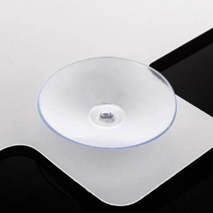 Sink Splash Guard - Sleek Transparent Shield with Easy Suction Cup Installation