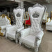 Opulent Royal Throne Chair Set for Wedding Couple