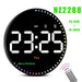 Stylish 10" or 12" Digital LED Wall Clock with Dual Alarms, Temperature Display, and Calendar for Modern Home Decor