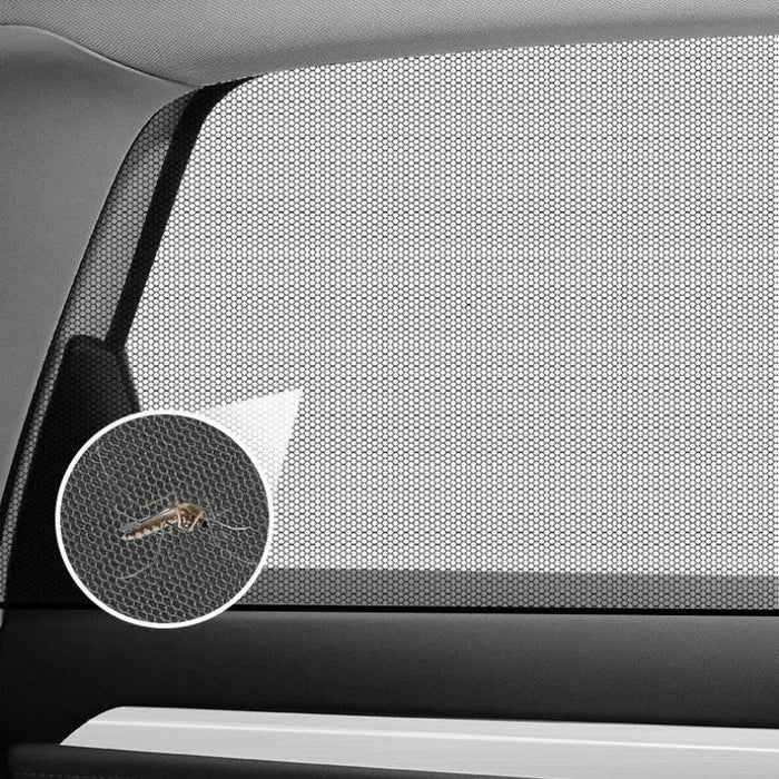 Complete 4-Piece Baby Car Window Shade Set with Mosquito Protection for Ultimate Comfort