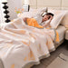 Elegant Summer Jacquard Airable Duvet Blanket