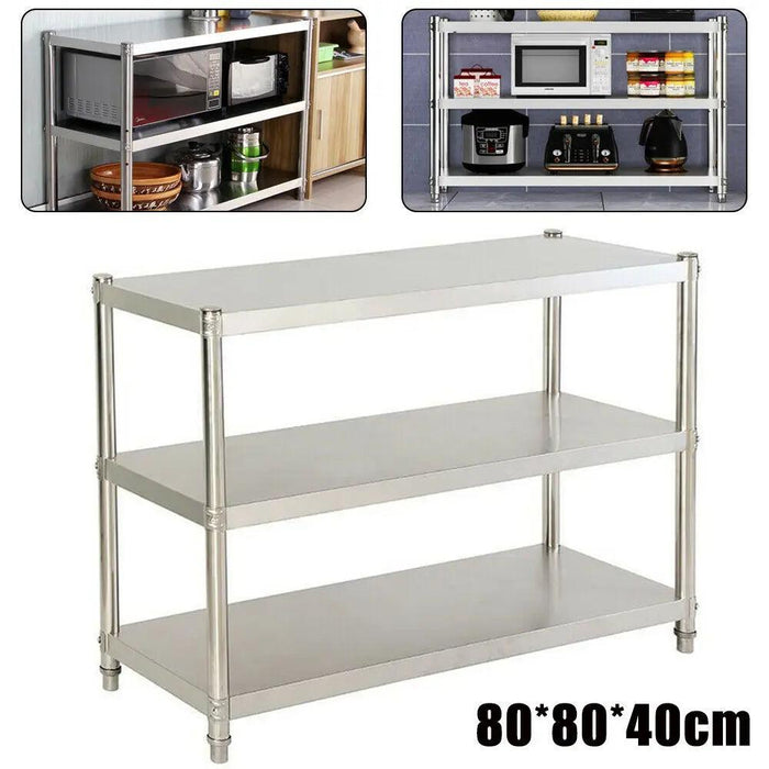 Premium Heavy-Duty Stainless Steel Storage Shelf