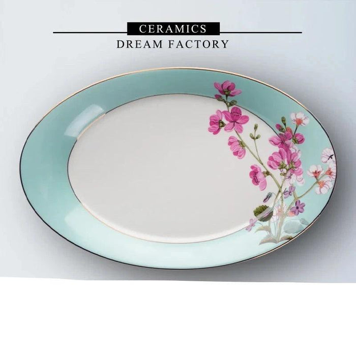 Elevate Your Dining Experience with this Luxurious Chinese Bone China Dinnerware Set