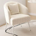 Chic Cream Velvet Lounge Armchair