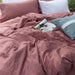 Luxurious French Linen Bedding Set - Enzyme Washed Four-Piece Collection