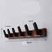 Stylish Solid Wood Wall-Mounted Coat Rack for Chic Home Organization