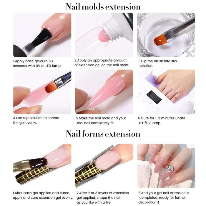 30g Ultra Clear UV Hard Gel for Exquisite Nail Extensions and Maximum Durability