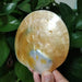 Elegant Yellow Abalone Pearl Smudge Bowl for Spiritual Practices and Crafting