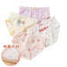 4 pcs Girls' Cotton Briefs Collection - Soft, Breathable & Playful Patterns for Kids