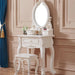 Chic European Minimalist Makeup Vanity Table