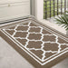 Luxurious Non-Slip Microfiber Welcome Mat: Chic Moisture-Absorbing Rug for Entryways