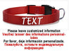 Personalized Nylon Dog ID Collar – Custom Name & Contact Info for Every Dog Breed