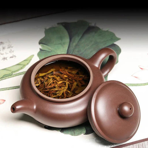 Antique 220ML Yixing Tea Kettle with Innovative Filter - Elegant Green Teapot for Puer Ceremonies and Home Decor