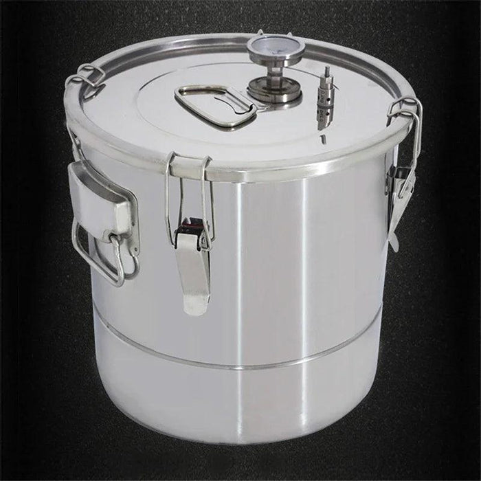 Ultimate Stainless Steel Fermentation Tank with Advanced Temperature Control for Brewing and Winemaking Connoisseurs