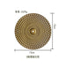 Luxurious Golden Aura Metal Wall Art for Chic Home Decor