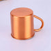 Handcrafted Pure Copper Cocktail Mug with Elegant Handle