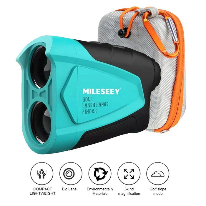 Mileseey Precision Golf Laser Rangefinder Telescope - 600M Measurement, 6X Monocular for Golf, Sports & Hunting