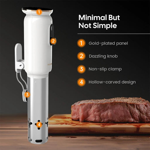 Precision Smart Sous Vide Cooker with WiFi Connectivity & 3D Water Circulation for Culinary Excellence