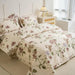 Elegant 100% Cotton Plaid Bedspread with Versatile Multi-Function Coverlet Set for Double Beds