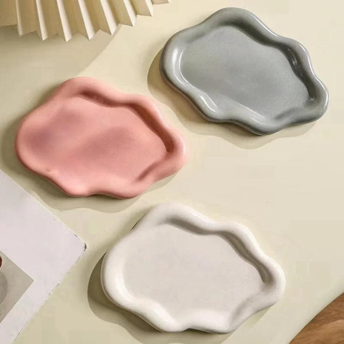 Cloud Coaster Silicone Mold – DIY Epoxy Resin Tray for Storage, Handmade Aromatherapy & Desktop Decoration