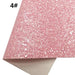 Sparkling Pink Chunky Glitter Faux Leather Craft Sheets - Essential for DIY Creators