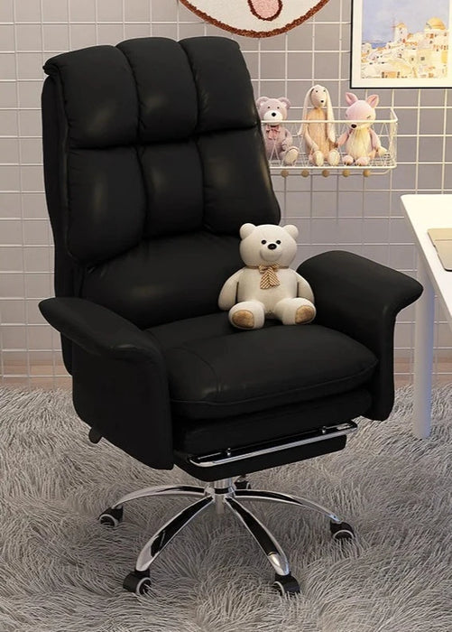 Premium Adjustable Leather Gaming Recliner with Ergonomic Design