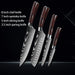 Premium Japanese Damascus Kitchen Knife Set - 1 to 10 Piece Collection for Masterful Culinary Precision