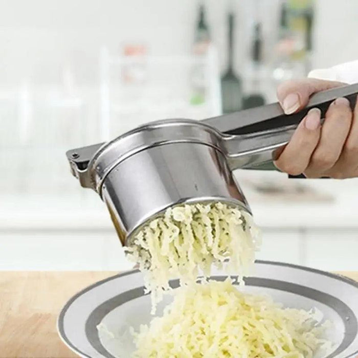 Ultimate Stainless Steel Potato Ricer with 3 Interchangeable Discs