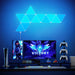 Geometric Smart LED Triangle Wall Light with Music Sync & 16 Million Color Options - Perfect for Game Rooms and Bedrooms