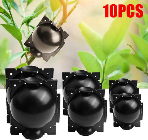 10-Pack Reusable Plant Rooting Spheres for Seamless Air Layering and Propagation