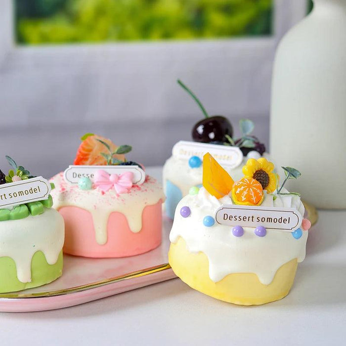 Realistic Dessert Cup Ornaments Set - 1/6PCS Simulation Cake Props for Stunning Photography and Decoration