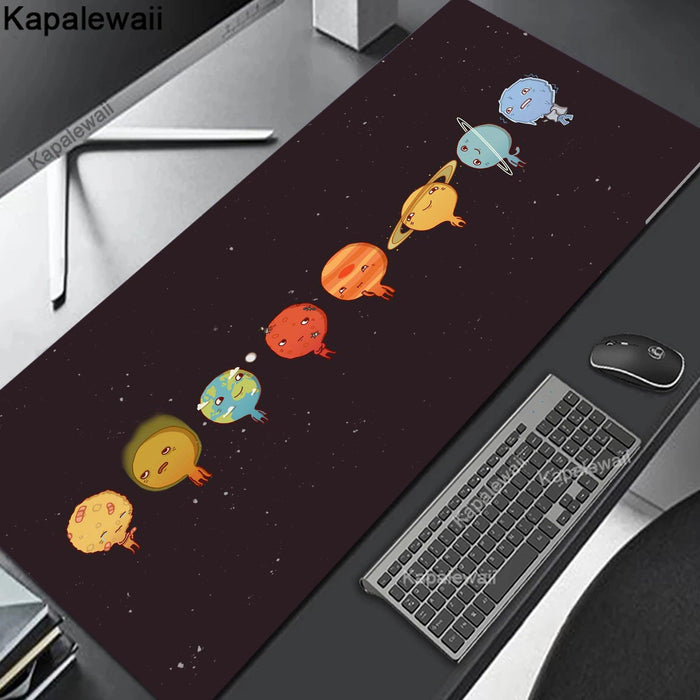 Adorable Kawaii Cat XXL Gaming Mouse Pad - 900x400mm Rubber Desk Mat for Enhanced Comfort and Performance