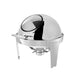 6L Stainless Steel Buffet Food Warmer with Innovative Flip-Top Lid