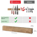 Sustainable Acacia Wood Magnetic Knife Strip with High-Strength Neodymium Magnets for Effortless Kitchen Organization