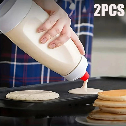 Effortless Batter Blender with Whisk Ball for Perfectly Fluffy Pancakes, Cupcakes, and More