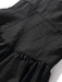 Chic High Waist Pleated A-line Dress for Women