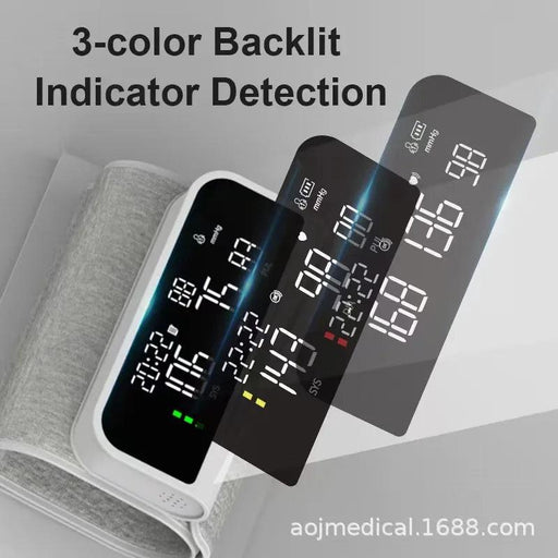 Smart USB Blood Pressure Monitor with LCD Display for Convenient Health Tracking