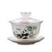 Luxurious Goat Fat Jade Porcelain Kungfu Tea Set for an Elevated Tea Experience