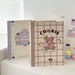 Adorable A5 Kawaii Biscuit Bear Photocard Organizer with Protective Dust Cover for Kpop Enthusiasts