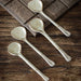 Elegant Japanese Stoneware Soup Spoon with Long Ergonomic Handle for Refined Dining