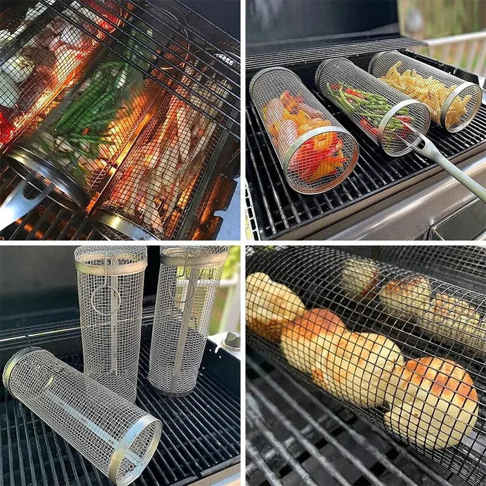 Stainless Steel Grill Basket for Tasty Outdoor Grilling