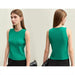 Chic Minimalist Women's Slim Fit Sleeveless Casual Camisole for Spring Fashion