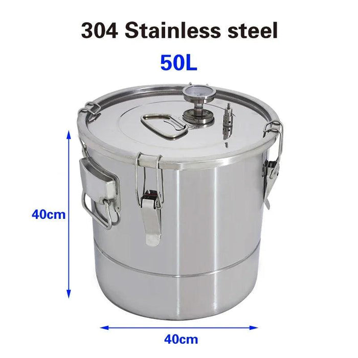 Ultimate Stainless Steel Fermentation Tank with Advanced Temperature Control for Brewing and Winemaking Connoisseurs