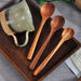 7-Piece Sustainable Acacia Wood Utensil Set for Soup, Ramen, Salad, and Desserts