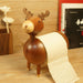 Creative Solid Wood Fawn Tissue Holder for Stylish Home Decor