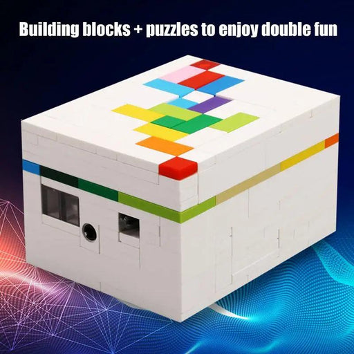 Mystery Lock 3D Brain Teaser Puzzle Box for Adults - Intricate Challenges with Hidden Compartments