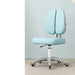 Rotating Office Chair with Adjustable Backrest, Handrails, and Rollers